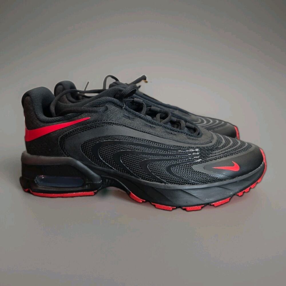 Nike Air Max Fire Men's Size 8.5 Black Red Running Athletic Shoes IQ4510 010